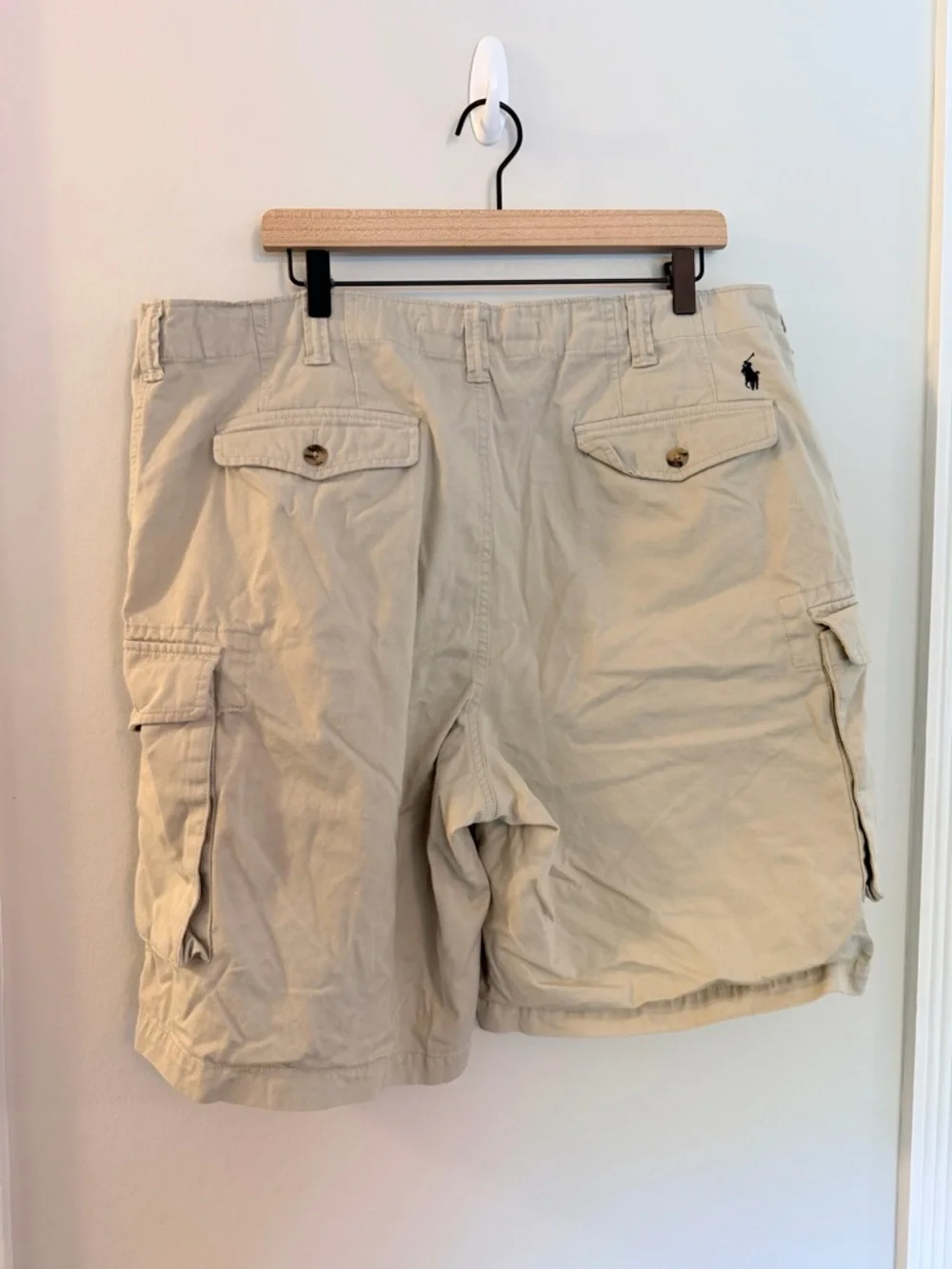 Polo Ralph Lauren Relaxed Fit Cargo Shorts Men’s 38 Khaki Beige